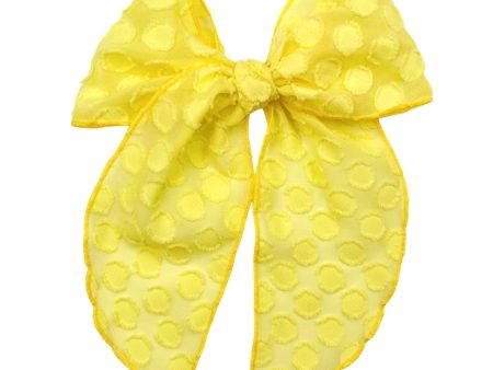 Canary Flocked Dot :: Oversized Traveler Cheap