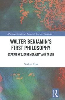 Walter Benjamin s First Philosophy Sale